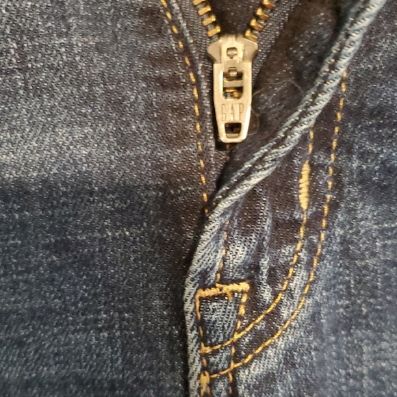 GAP Women's Straight Leg Jeans in Deep Blue - Picture 5 of 8